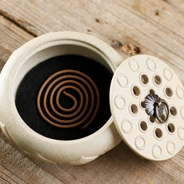 Lotus Incense Coil Burner