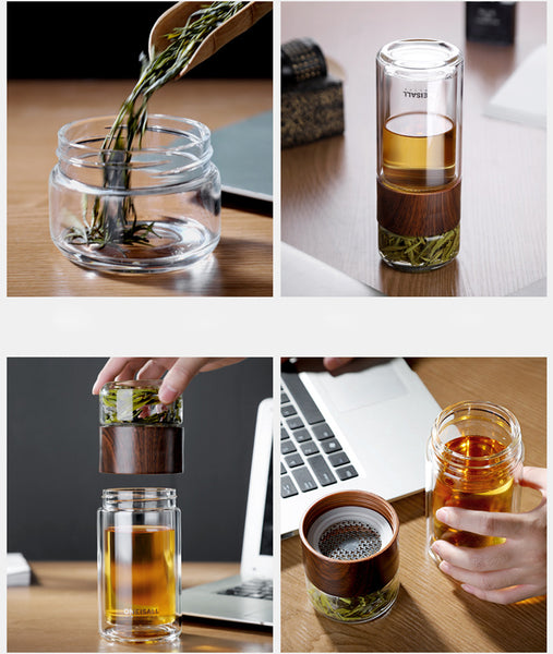 Travel Tea Infuser Bottle