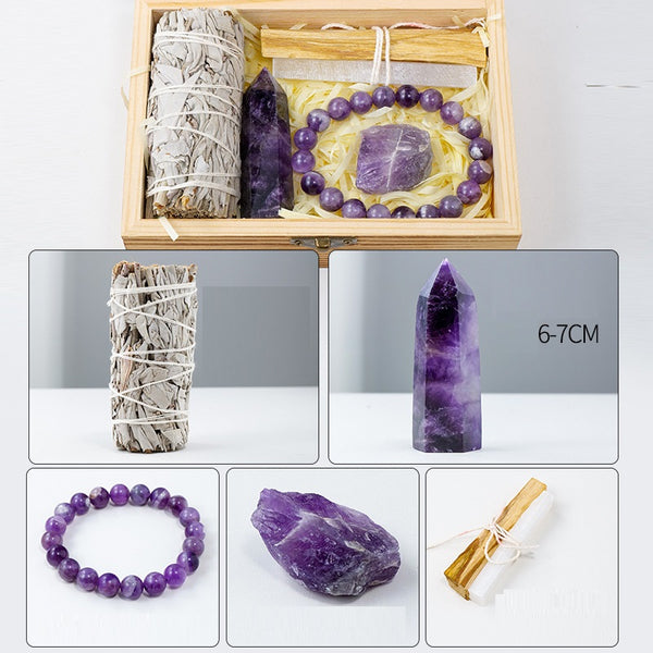 Amethyst & Sage Smudge Box