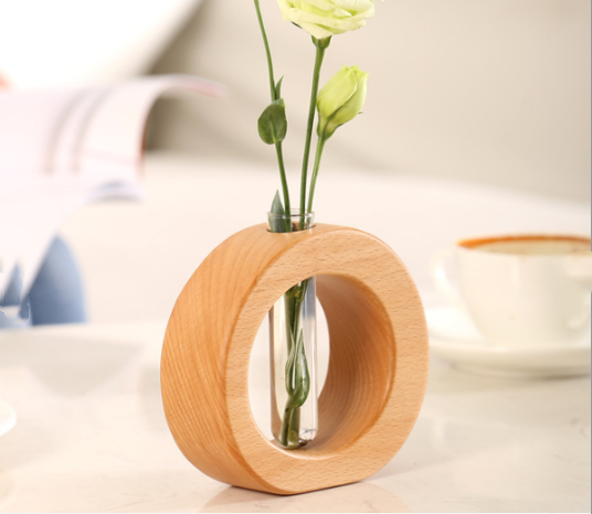 Beechwood Hydroponic Vase