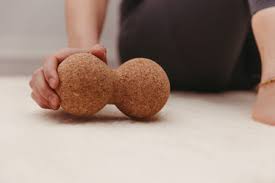 Cork Peanut Ball Yoga Pillar